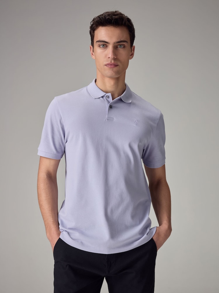 بنفسجي فاتح - تلبيس قياسي - بيكيه بكم قصير من Charles Tyrwhitt - صورة 1 من 8