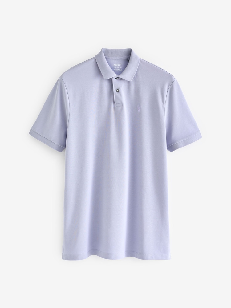 بنفسجي فاتح - تلبيس قياسي - بيكيه بكم قصير من Charles Tyrwhitt - Image 6 of 8
