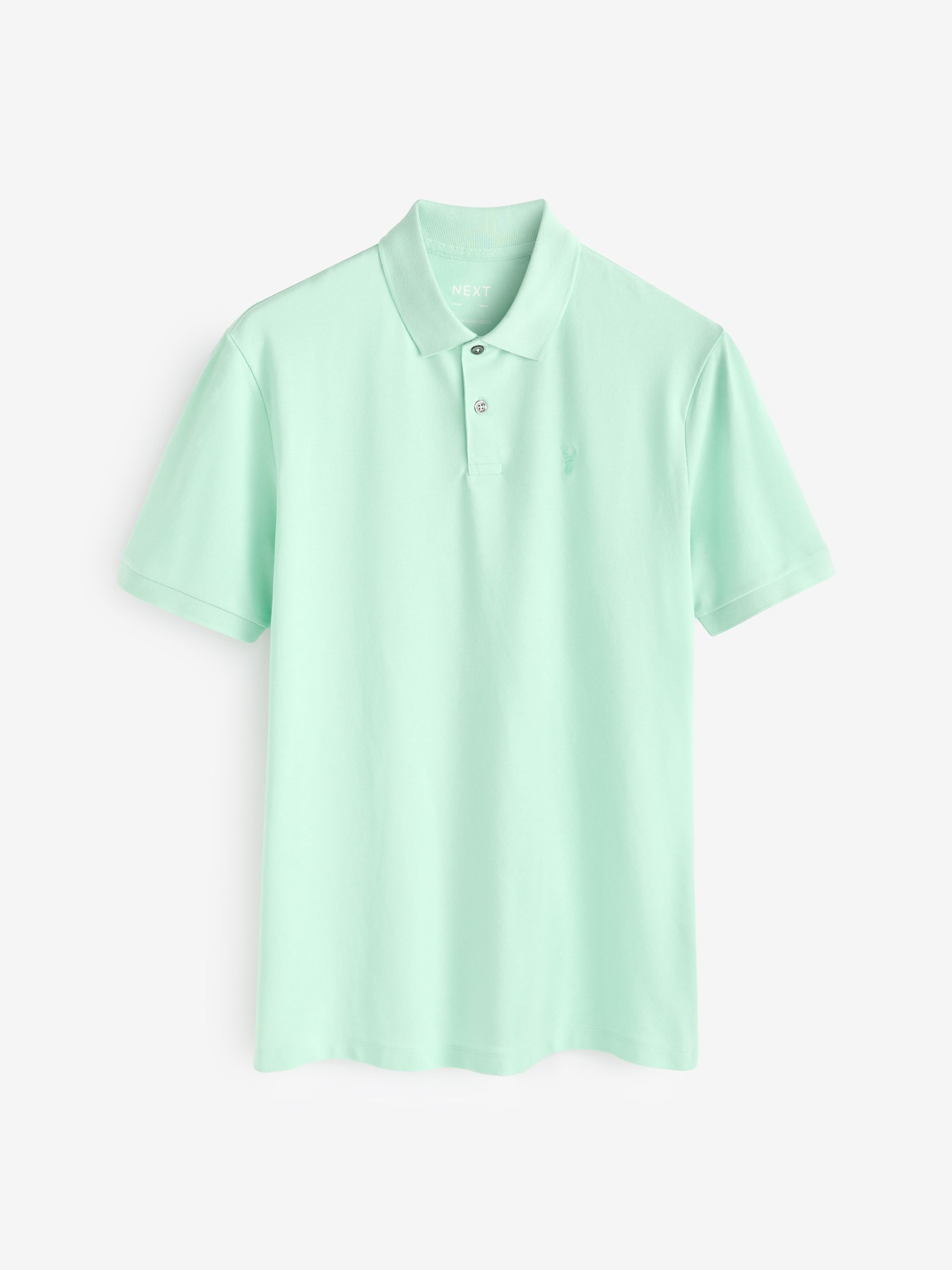 Pastel green polo shirt store