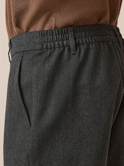 Gris - Pantalones de chándal elegantes con cintura elástica y parte delantera lisa - Imagen 3 de 11