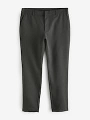 Gris - Pantalones de chándal elegantes con cintura elástica y parte delantera lisa - Imagen 8 de 11