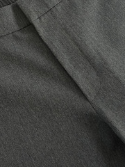Gris - Pantalones de chándal elegantes con cintura elástica y parte delantera lisa - Imagen 9 de 11