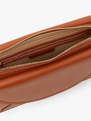 Jasper Conran London Darcey Leather Double Flap Cross-Body Bag - Image 4 of 5