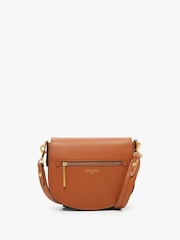 Jasper Conran London Darcey Leather Saddle Bag - Image 1 of 5