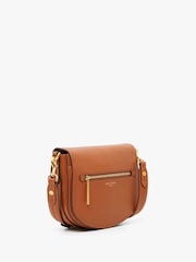 Jasper Conran London Darcey Leather Saddle Bag - Image 3 of 5
