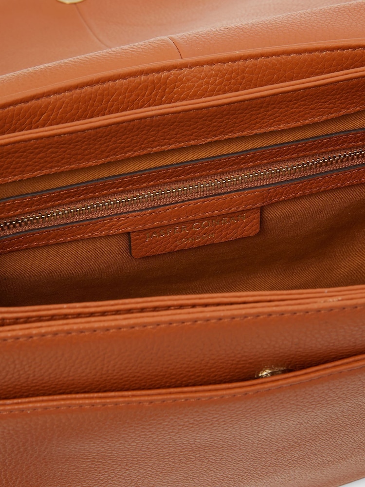 Jasper Conran London Darcey Leather Saddle Bag - Image 5 of 5