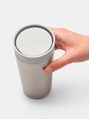 Brabantia Light Grey Make & Take Insulated Cup 0.36L - Image 2 of 6