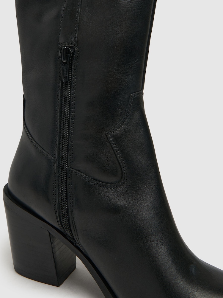 Botas negras tejanas por la rodilla Dorothy de Schuh - Imagen 4 de 4
