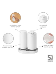 Brabantia White SinkStyle Soap Dispenser Set - Image 6 of 6