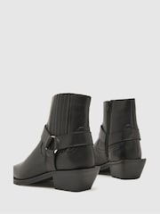 Schuh Azlan Leather Hardware Western Boots - Image 4 of 4