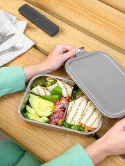 Brabantia Silver Make & Take Lunch Box Large - Image 2 of 6