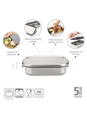 Brabantia Silver Make & Take Lunch Box Large - Image 3 of 6