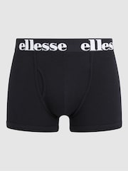 حزمة 3 بوكسرات باللون الأبيض والمتعدد من Ellesse - صورة 2 من 6