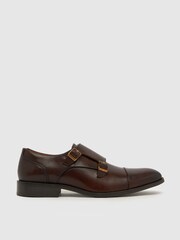 Schuh Rossa Leather Monk Shoes - Image 1 of 4