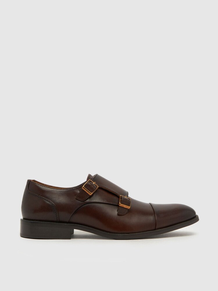 Schuh Rossa Leather Monk Shoes - Image 1 of 4
