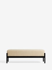 French Connection Mink Kari Teddy Boucle Bench - Image 2 of 6