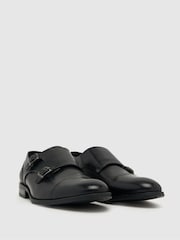 Schuh Rossa Leather Monk Shoes - Image 2 of 4