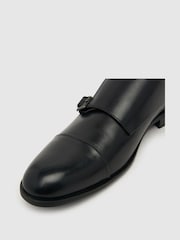 Schuh Rossa Leather Monk Shoes - Image 4 of 4