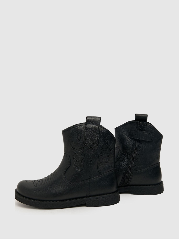 Schuh Junior Cowgirl Western Boots - Image 4 of 4