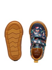 Clarks Blue Combi Foxing Hedge Shoes - Image 3 of 7