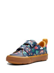 Clarks Blue Combi Foxing Hedge Shoes - Image 6 of 7