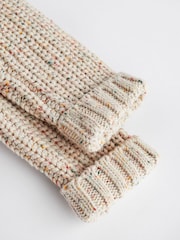 Milk Club Oatmeal Chunky Knitted Embroidered Baby Cardigan - Image 9 of 11