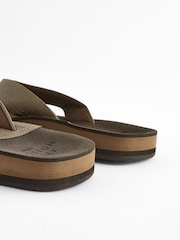 Brown Motionflex Flip Flops - Image 3 of 7