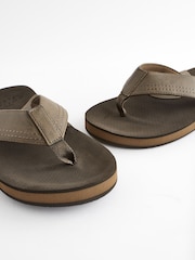 Brown Motionflex Flip Flops - Image 5 of 7