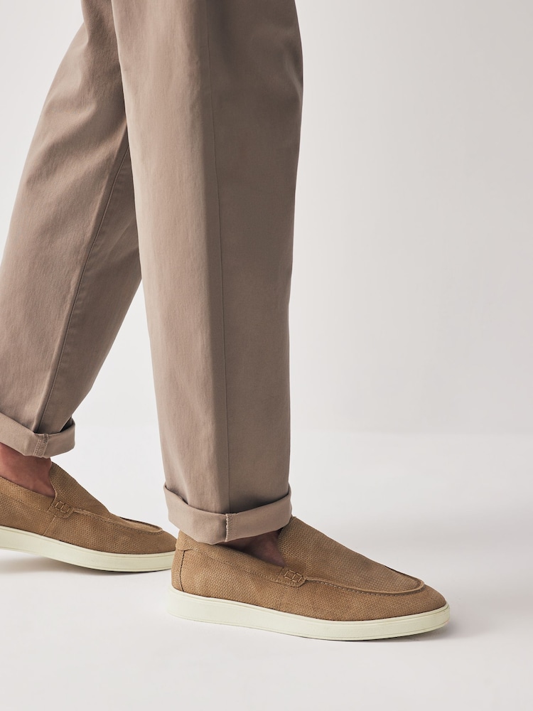 Stone Suede Casual Loafers - Image 2 of 6
