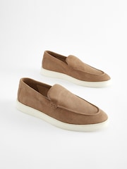 Stone Suede Casual Loafers - Image 3 of 6