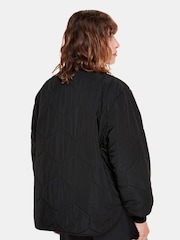 Whistles Black Short Ida Quilted Coat - Image 2 of 5