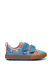 Clarks Blue Foxing Track T-Shoes - Image 1 of 7