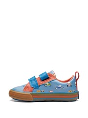 Clarks Blue Foxing Track T-Shoes - Image 2 of 7
