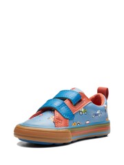 Clarks Blue Foxing Track T-Shoes - Image 4 of 7