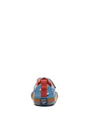Clarks Blue Foxing Track T-Shoes - Image 6 of 7