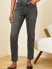 Love & Roses Grey Wash Slim Jeans - Image 1 of 4