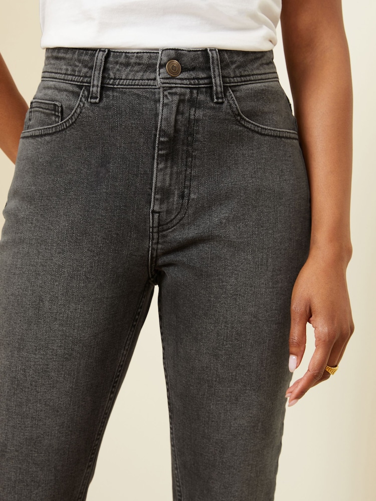 Love & Roses Grey Wash Slim Jeans - Image 2 of 4