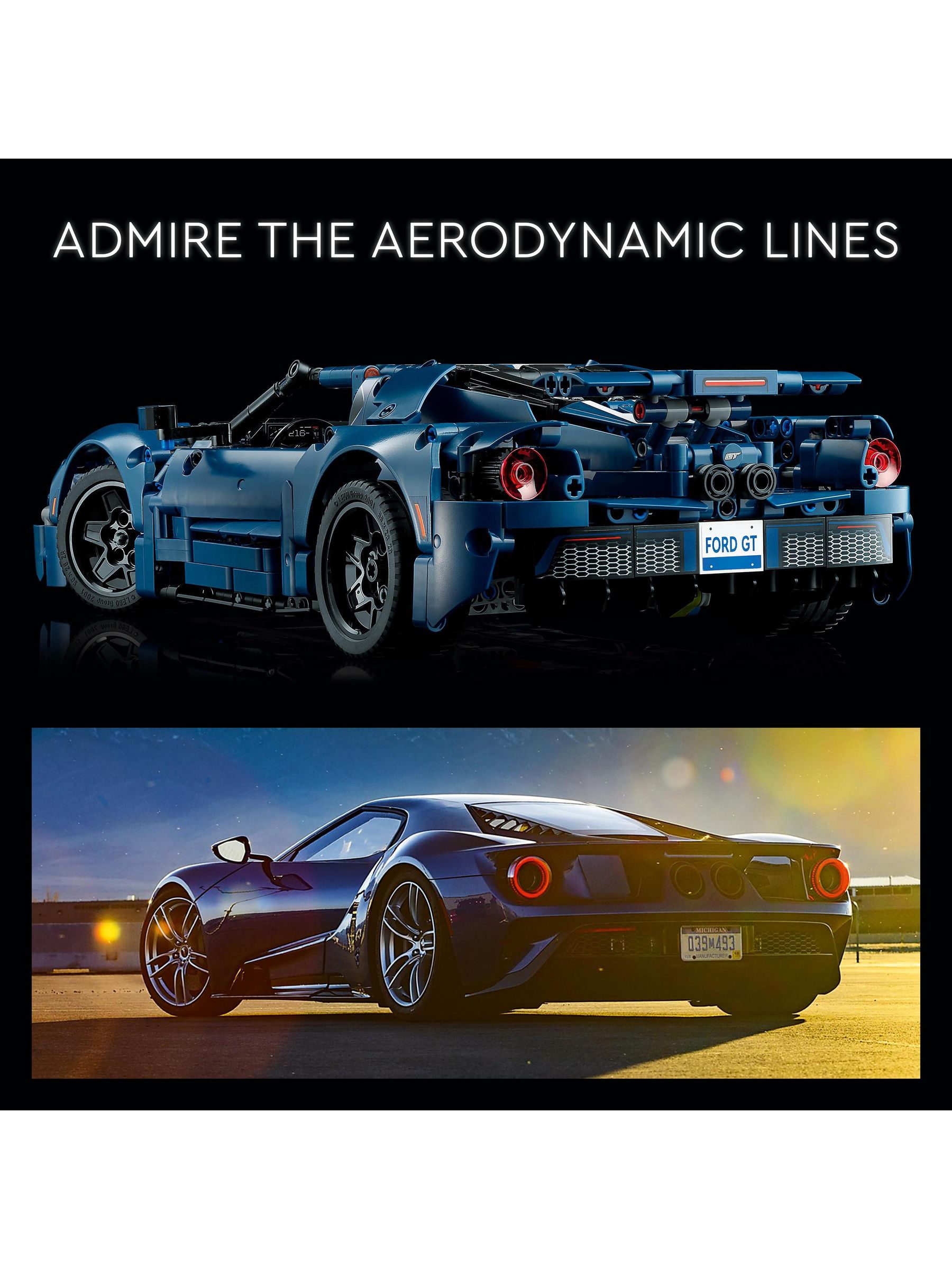 ラテ Cumpără LEGO Technic 2022 Set de modele de mașini Ford GT pentru