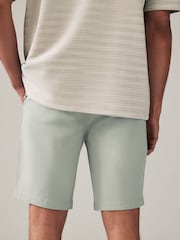 Light Green Slim Fit Stretch Chinos Shorts - Image 3 of 8