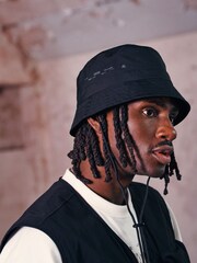 Black EDIT Nylon Bucket Hat - Image 2 of 5