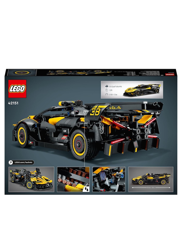 LEGO Technic Bugatti Bolide Model Car Toy Building Set 42151 - Image 8 of 8