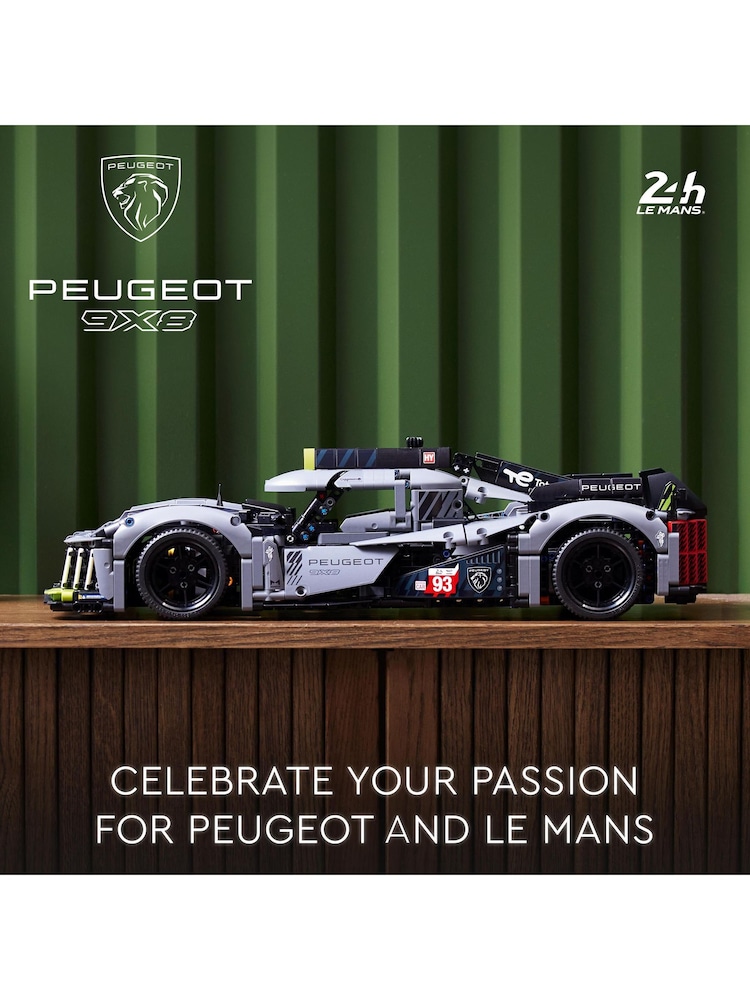 Set Mattoncini MOC Peugeot 9X8 24H Le Mans – Ipercar Ibrida 1775 Pezzi - Foto 6