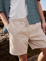 Ecru 100% Cotton Corduroy Dock Shorts - Image 1 of 7