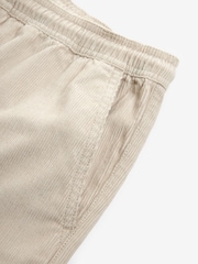 Ecru 100% Cotton Corduroy Dock Shorts - Image 6 of 7