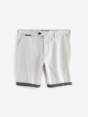 Light Grey Premium Belted Chinos - Image 6 of 9