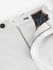 Light Grey Premium Belted Chinos - Image 7 of 9