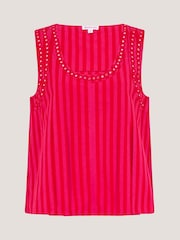 Monsoon Pink Fifi Sleeveless Stripe Top - Image 4 of 4