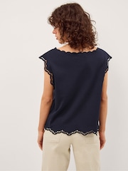 Monsoon Blue Gaia T-Shirt - Image 2 of 4
