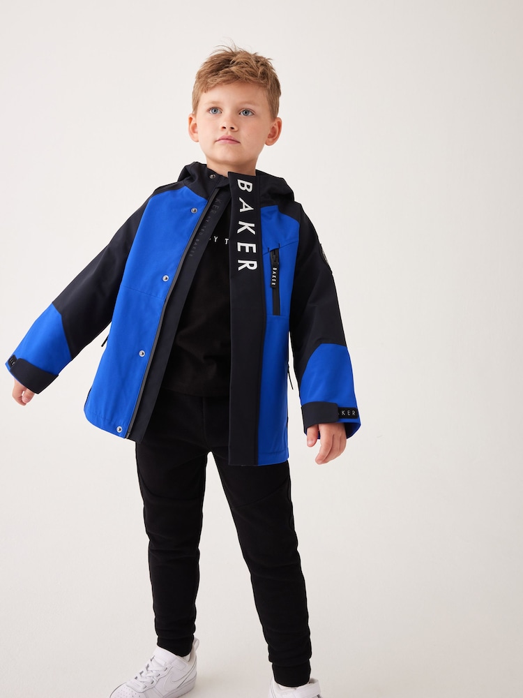 Blau - Baker by Ted Baker – Spritzwasserfeste Regenjacke in Blockfarben - Bild 16 von 16 Blau - Baker by Ted Baker – Spritzwasserfeste Regenjacke in Blockfarben - Bild 16 von 16