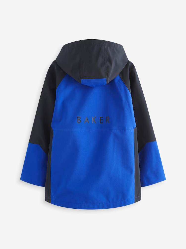 Blau - Baker by Ted Baker – Spritzwasserfeste Regenjacke in Blockfarben - Bild 2 von 16 Blau - Baker by Ted Baker – Spritzwasserfeste Regenjacke in Blockfarben - Bild 2 von 16